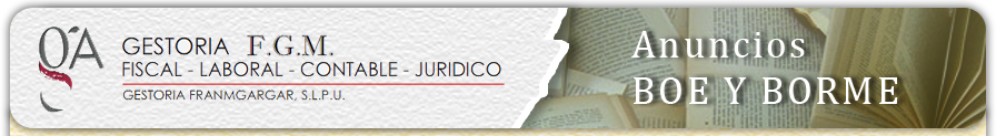 Anuncios BOE - Borme - Madrid