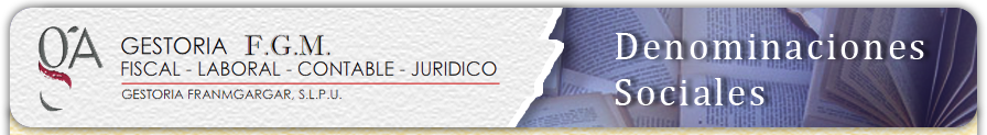 Denominaciones Sociales Madrid