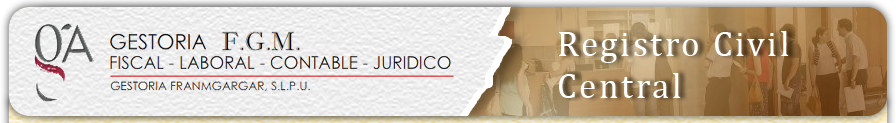 Registro civil central Madrid - Pradillo