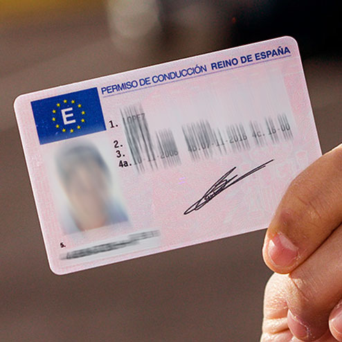 Canje Carnet de conducir